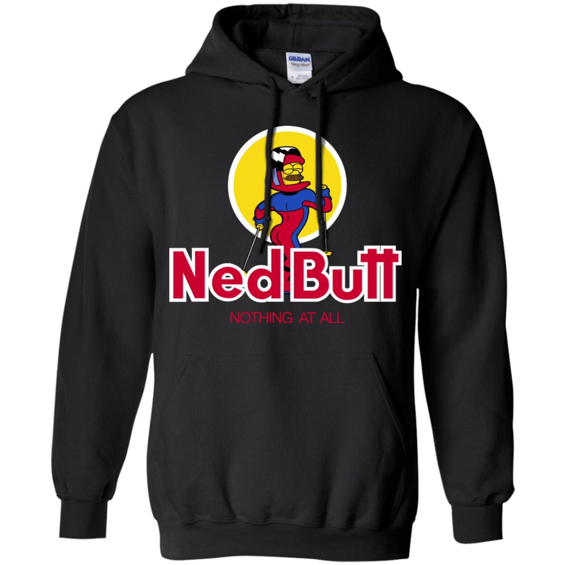 Sweatshirts Black / S Ned Butt Pullover Hoodie