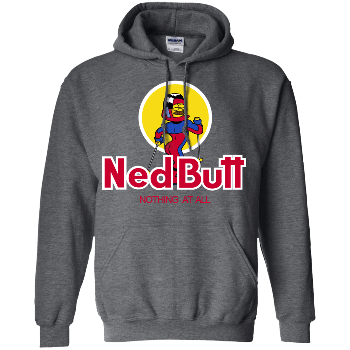 Sweatshirts Dark Heather / S Ned Butt Pullover Hoodie