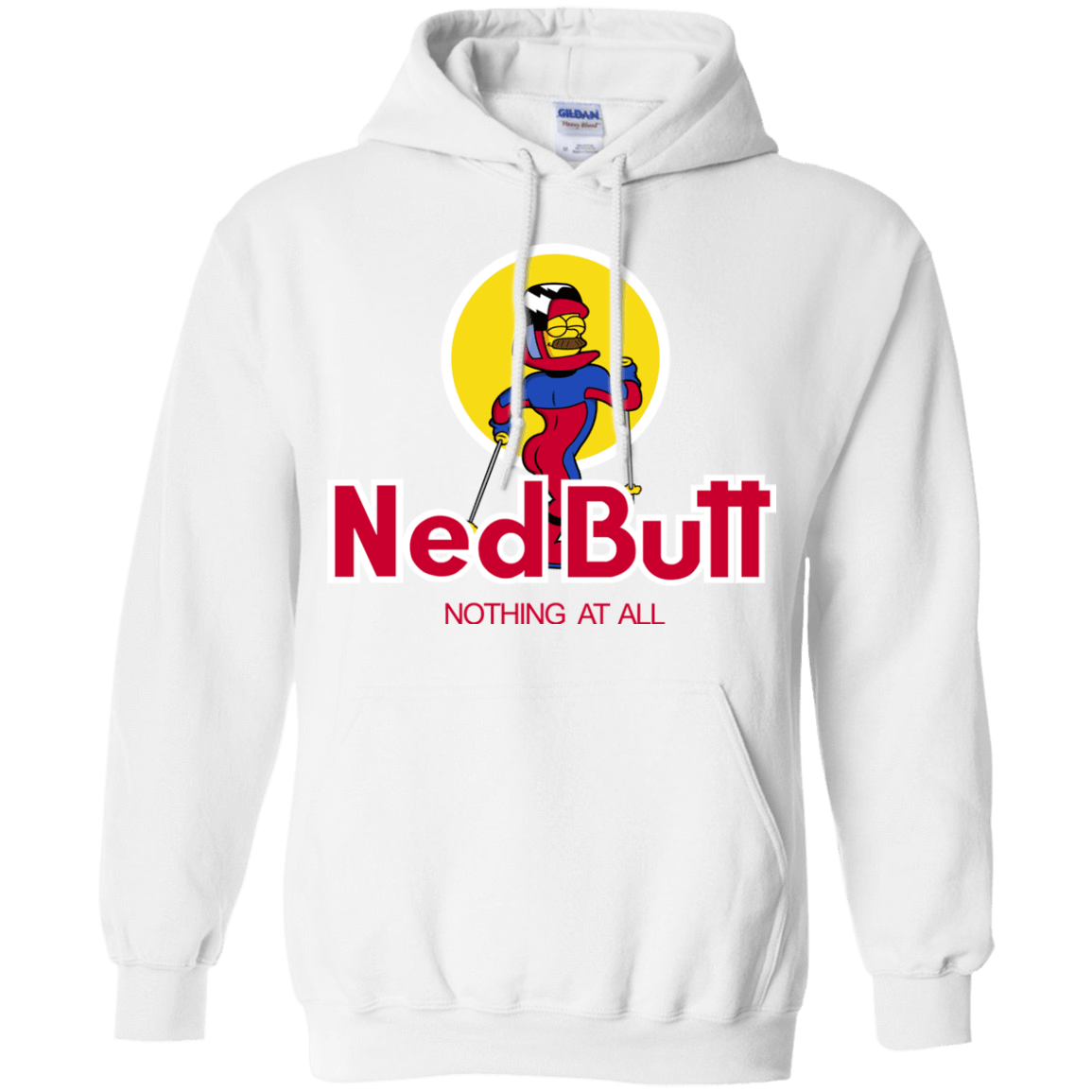 Sweatshirts White / S Ned Butt Pullover Hoodie