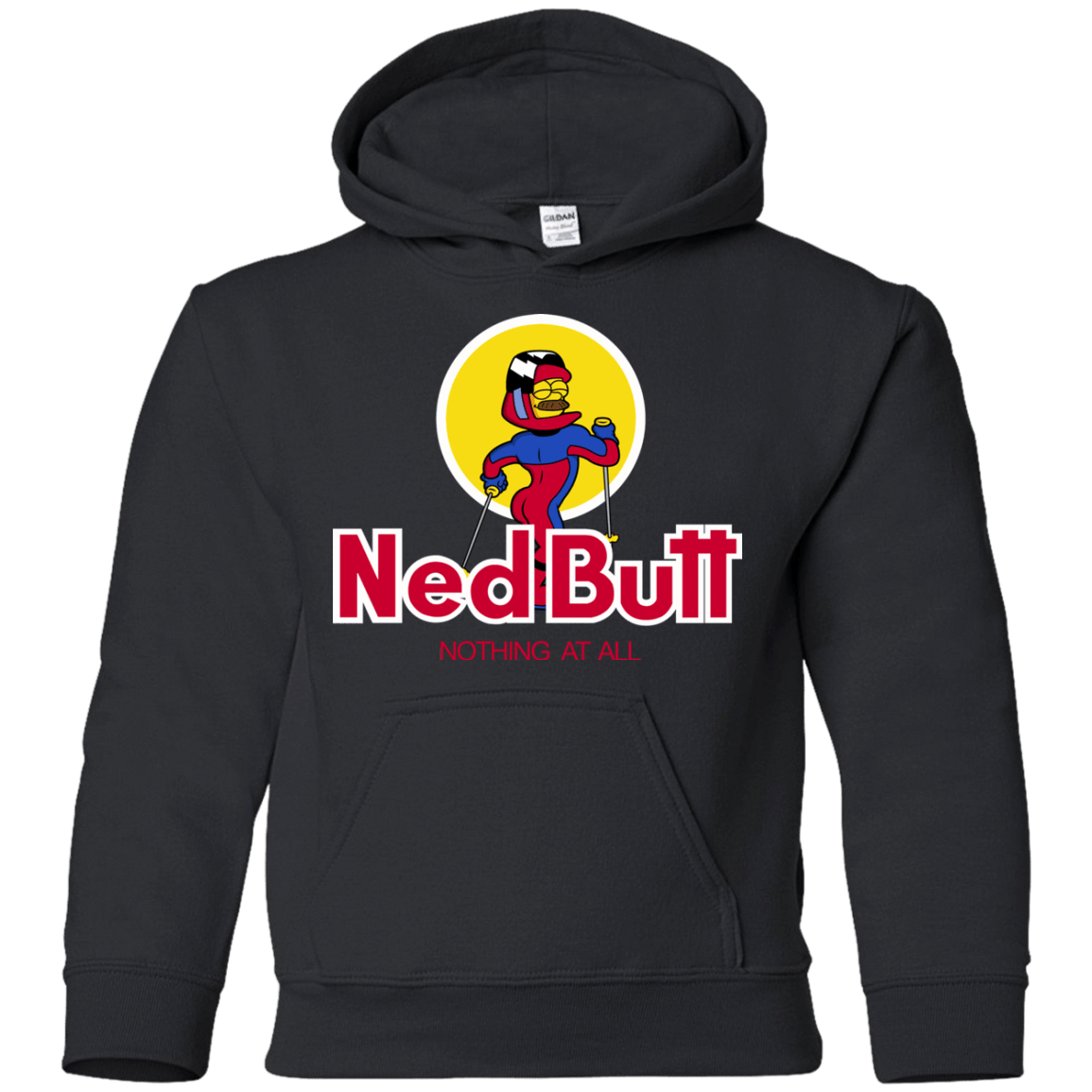 Sweatshirts Black / YS Ned Butt Youth Hoodie