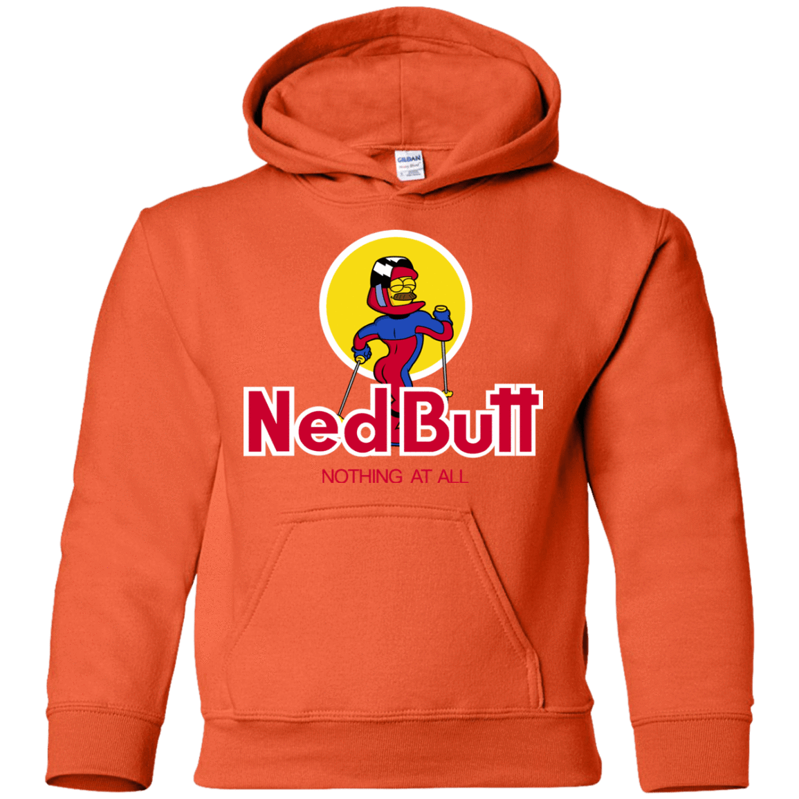 Sweatshirts Orange / YS Ned Butt Youth Hoodie