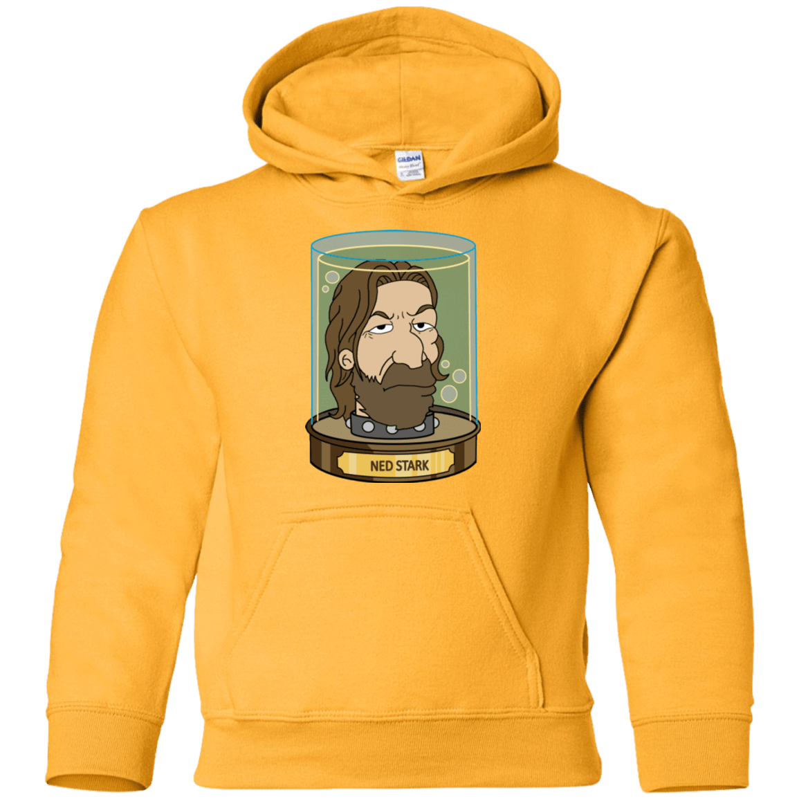 Sweatshirts Gold / YS Ned Stark Head Youth Hoodie