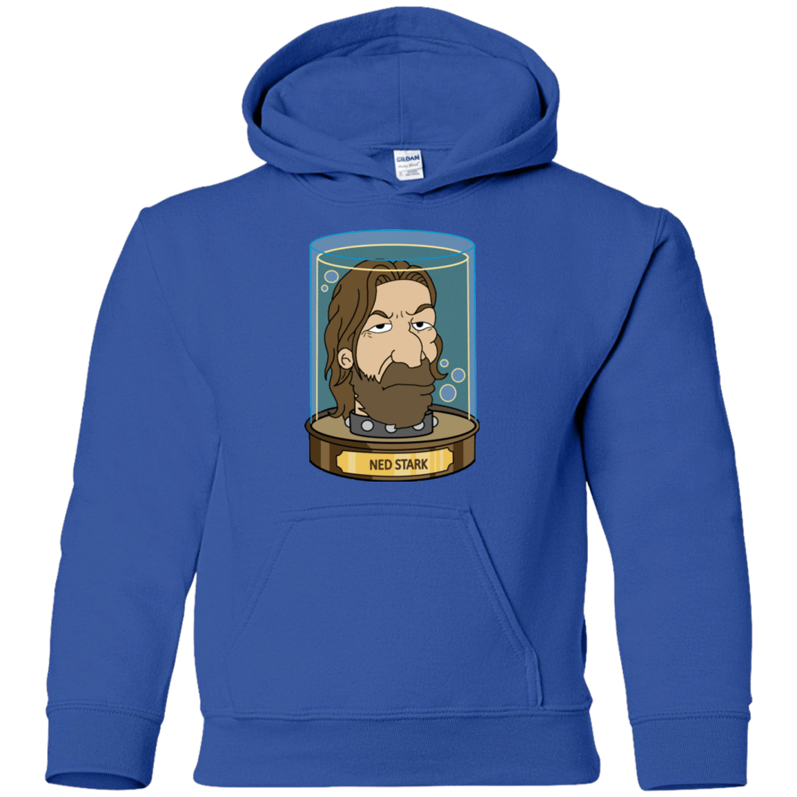 Sweatshirts Royal / YS Ned Stark Head Youth Hoodie