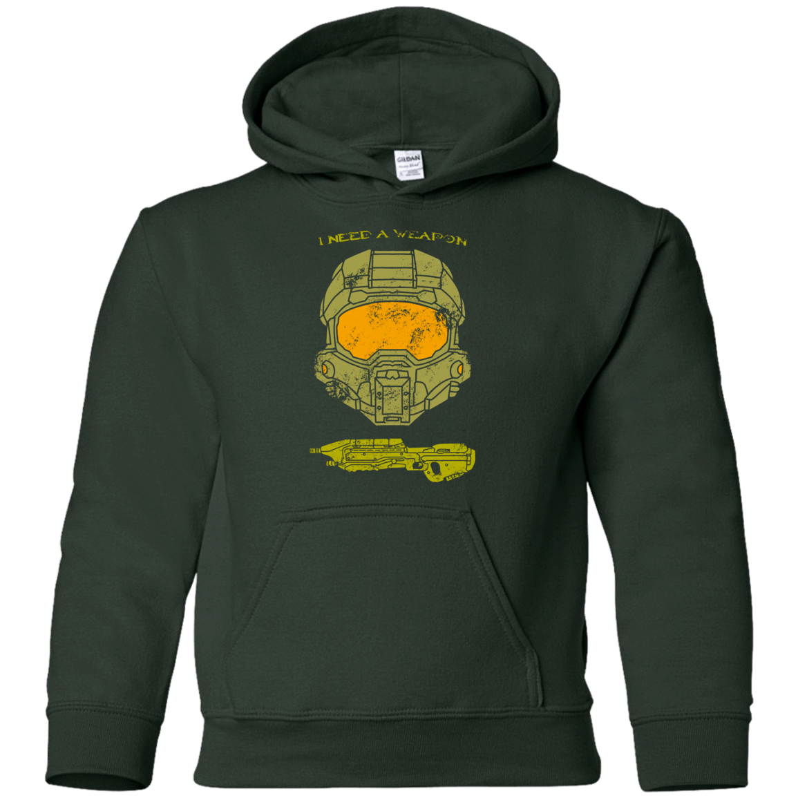 Sweatshirts Forest Green / YS Need a Weapon Youth Hoodie