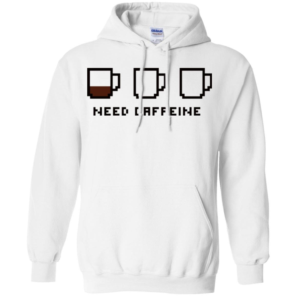Sweatshirts White / Small Need Caffeine Pullover Hoodie