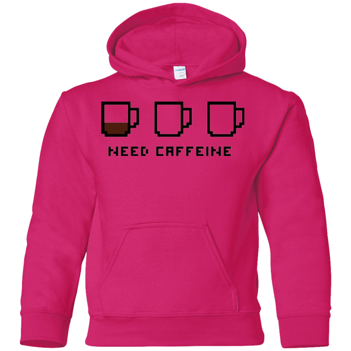 Sweatshirts Heliconia / YS Need Caffeine Youth Hoodie