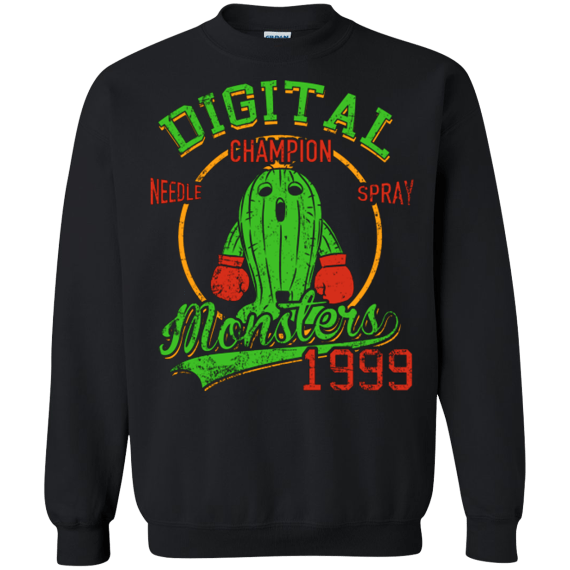 Sweatshirts Black / Small Needle Spray Crewneck Sweatshirt