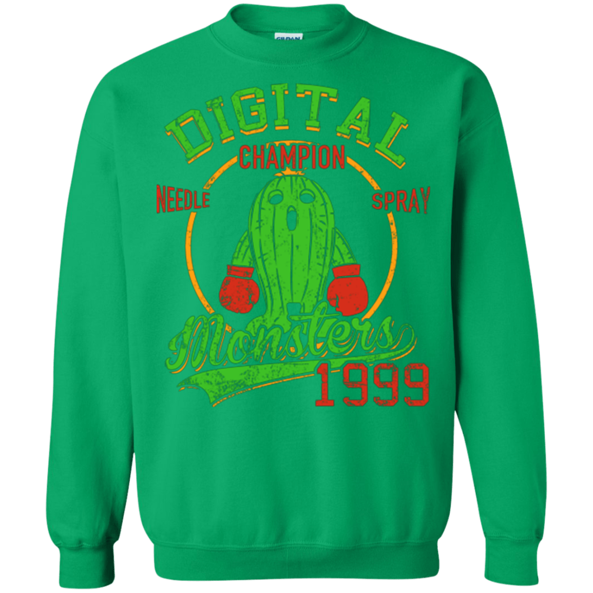 Sweatshirts Irish Green / Small Needle Spray Crewneck Sweatshirt