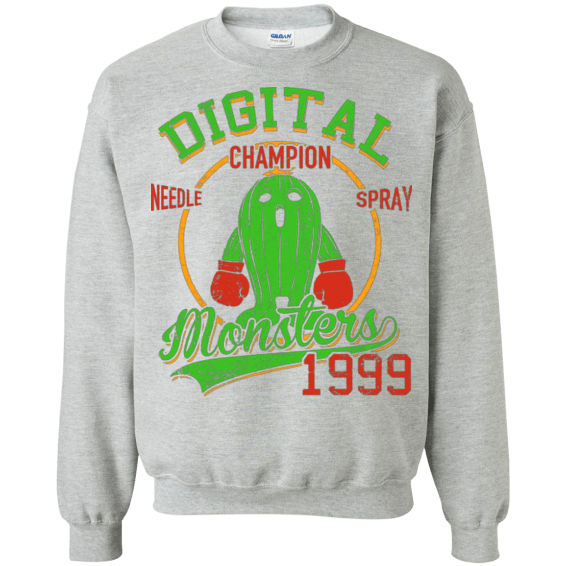 Sweatshirts Sport Grey / Small Needle Spray Crewneck Sweatshirt