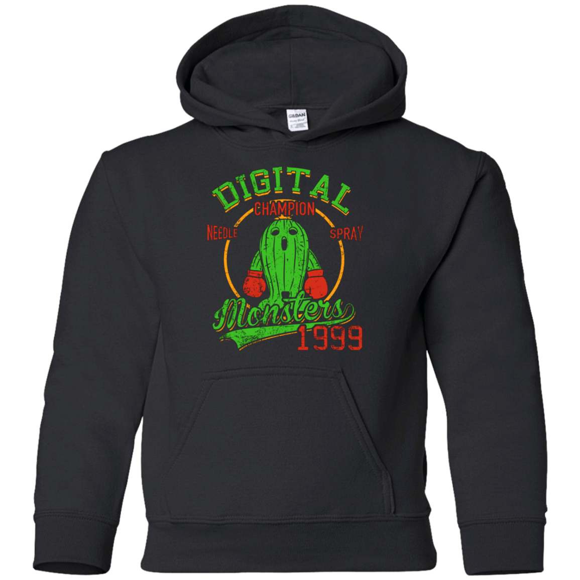 Sweatshirts Black / YS Needle Spray Youth Hoodie