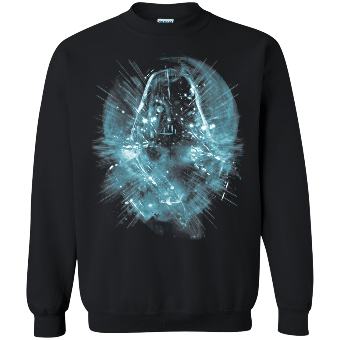 Sweatshirts Black / Small Nefarious Nebula blue ink Crewneck Sweatshirt