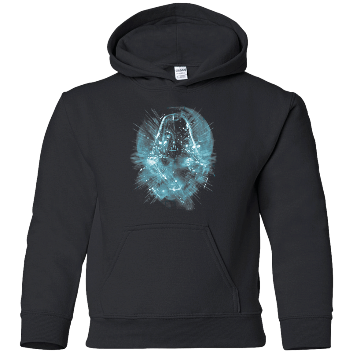 Sweatshirts Black / YS Nefarious Nebula blue ink Youth Hoodie