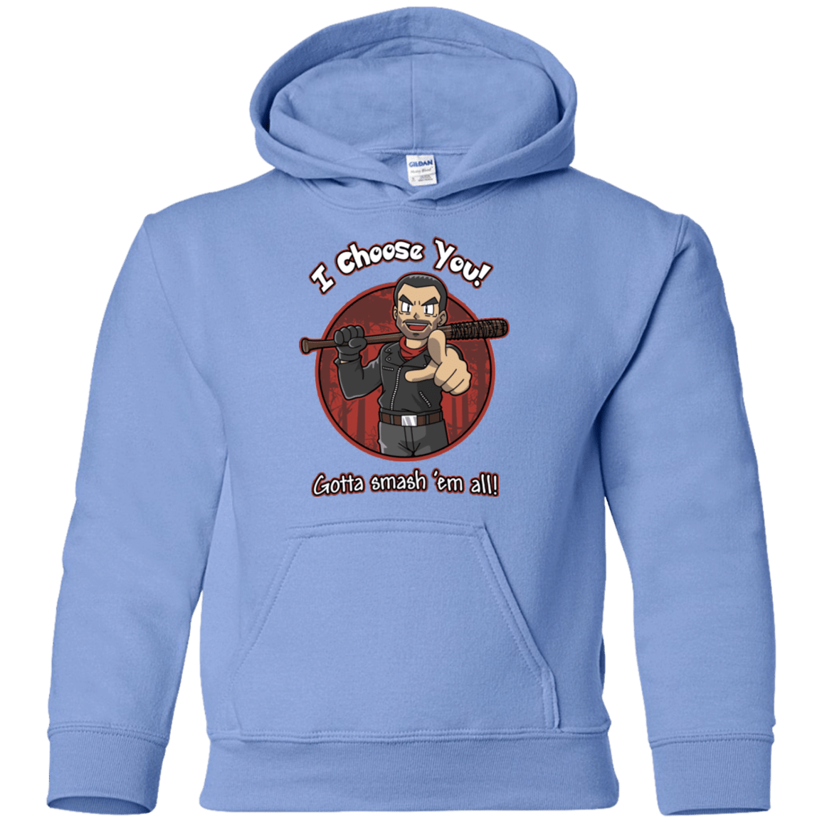 Sweatshirts Carolina Blue / YS Negan Chooses You Youth Hoodie