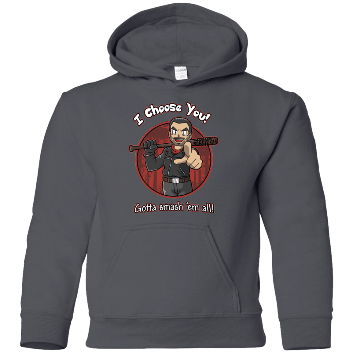 Sweatshirts Charcoal / YS Negan Chooses You Youth Hoodie
