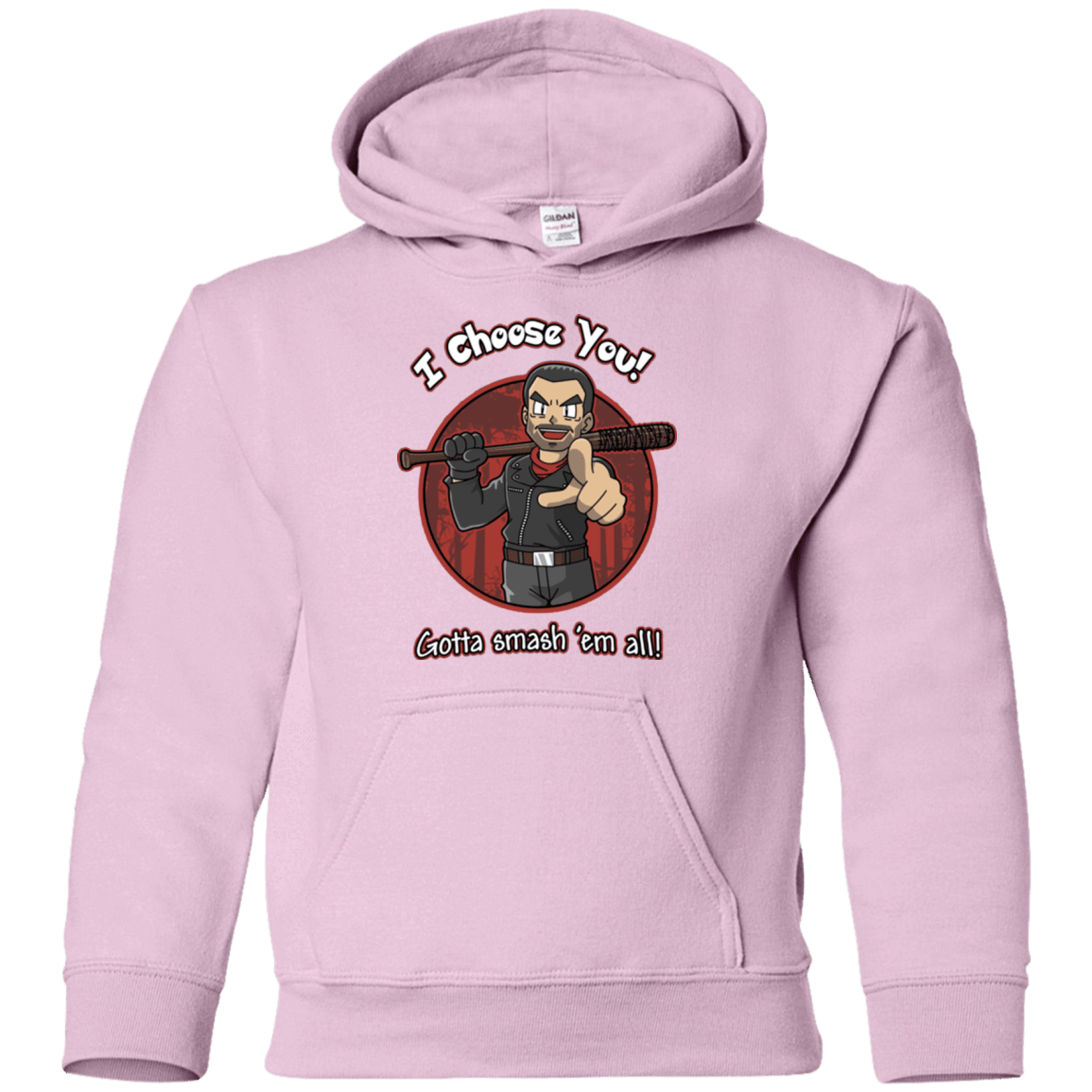 Sweatshirts Light Pink / YS Negan Chooses You Youth Hoodie