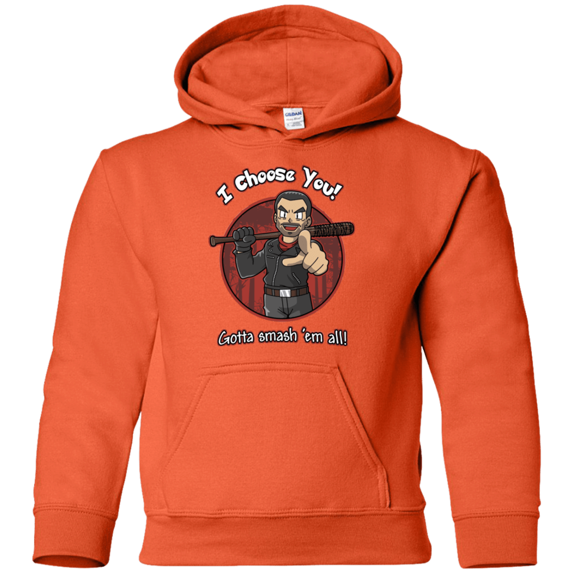 Sweatshirts Orange / YS Negan Chooses You Youth Hoodie