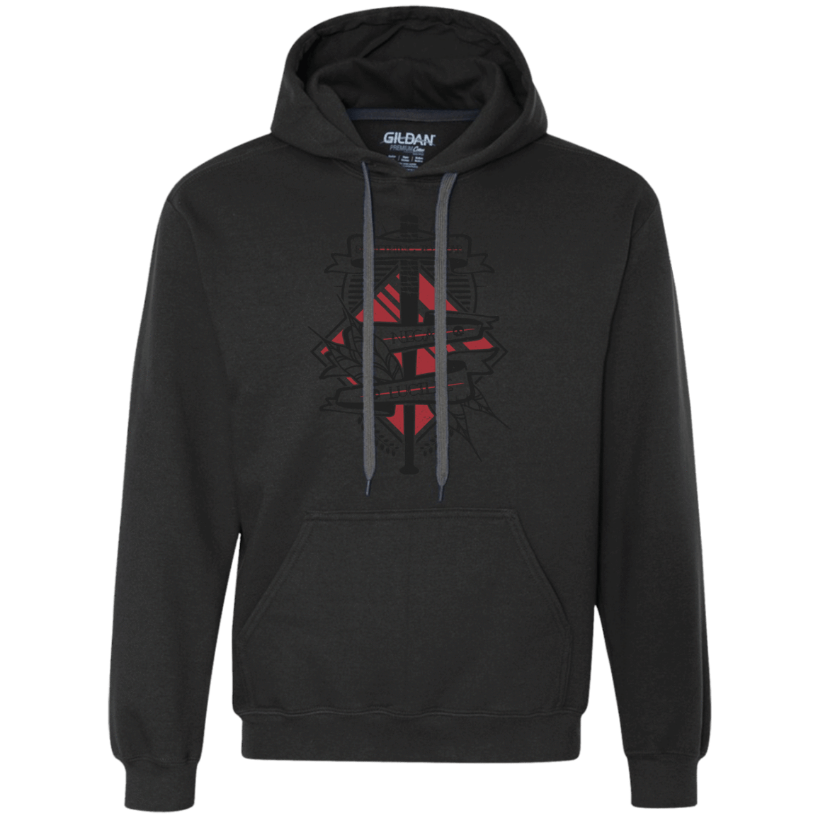 Sweatshirts Black / Small Negan & Lucille Premium Fleece Hoodie