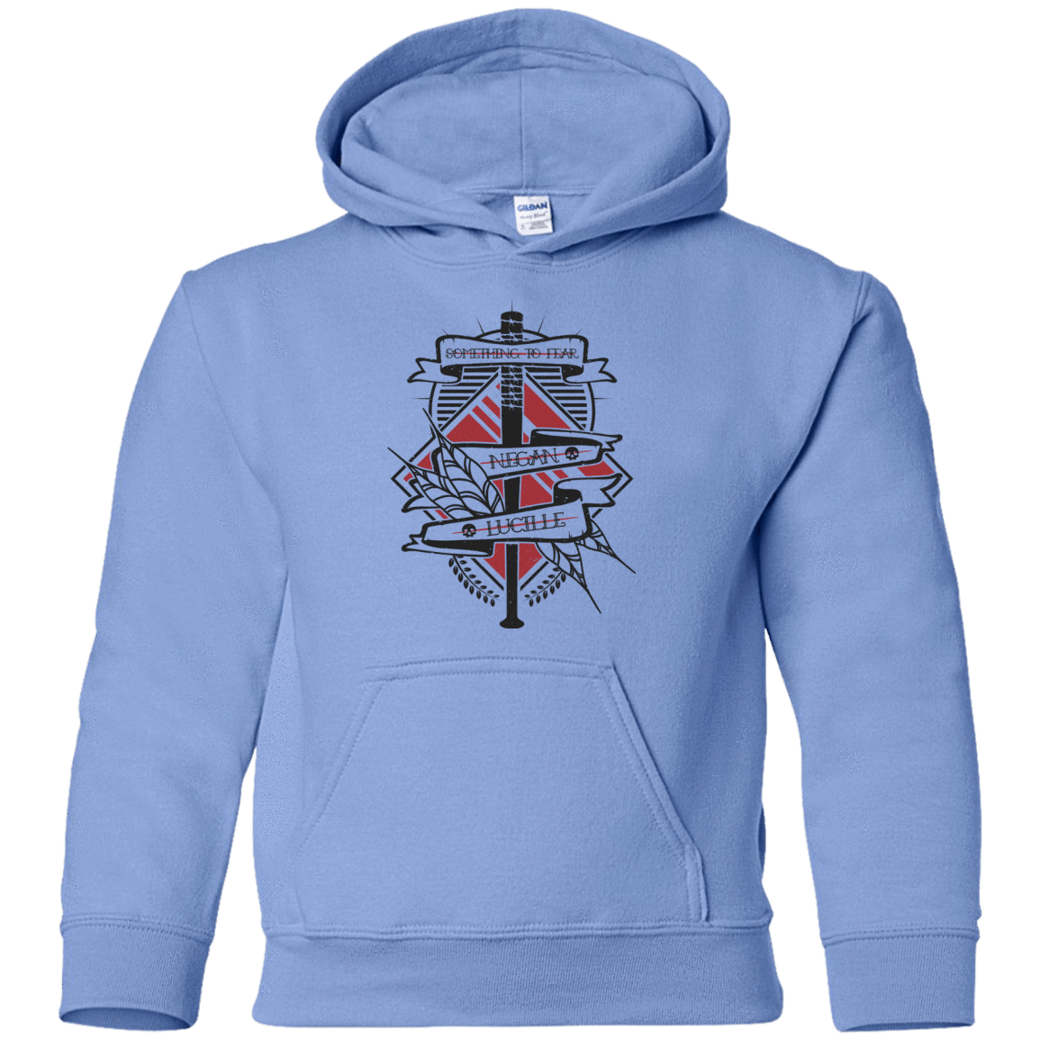 Sweatshirts Carolina Blue / YS Negan & Lucille Youth Hoodie