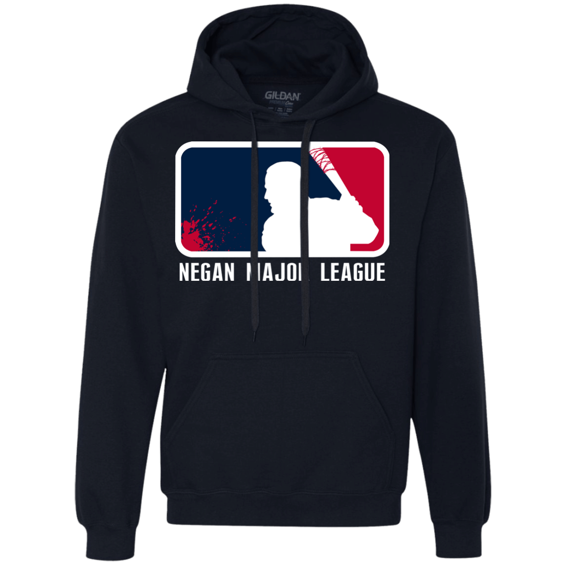 Sweatshirts Navy / Small Negan Mayor League Premium Fleece Hoodie