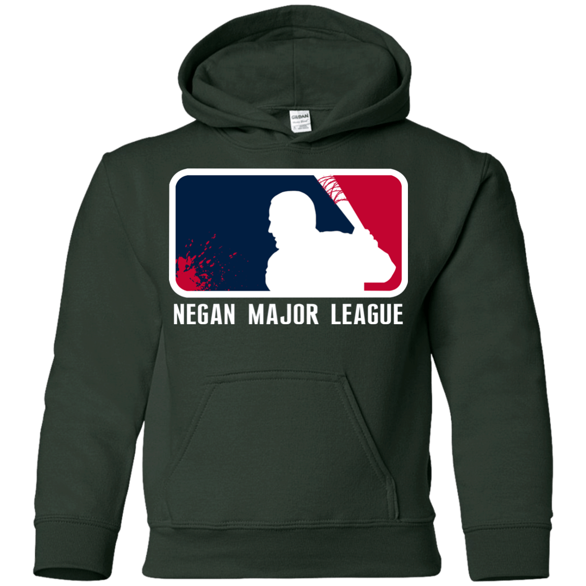 Sweatshirts Forest Green / YS Negan Mayor League Youth Hoodie