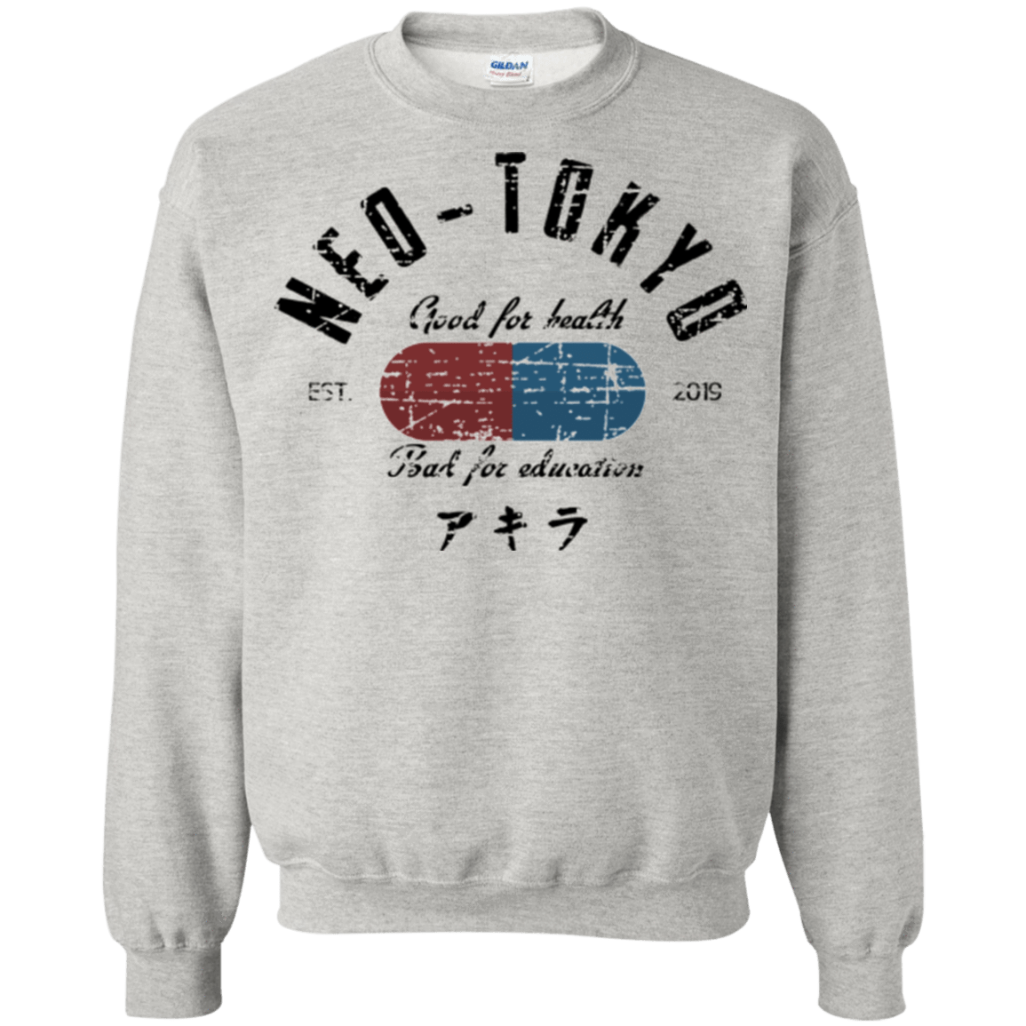Sweatshirts Ash / Small Neo Tokyo Crewneck Sweatshirt