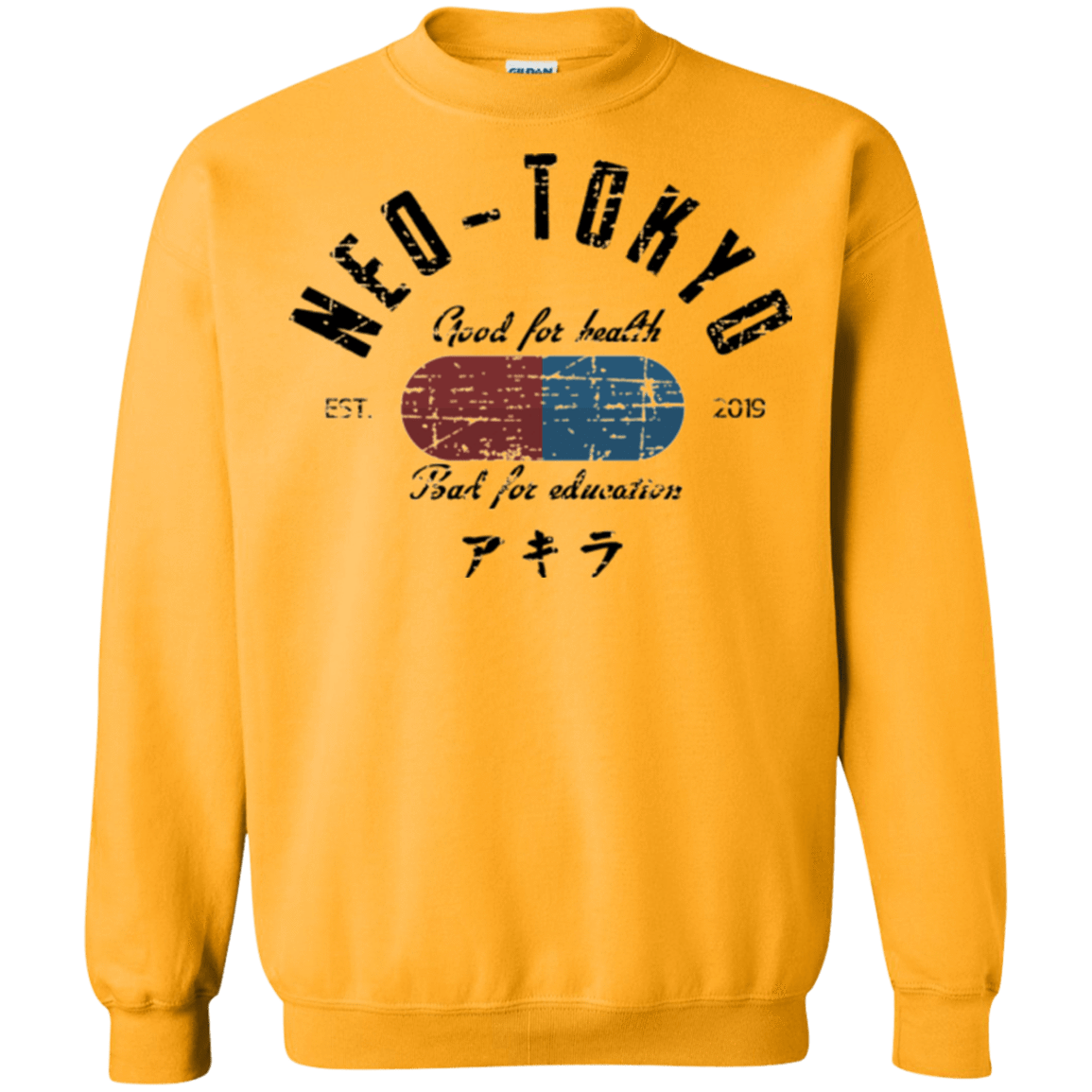 Sweatshirts Gold / Small Neo Tokyo Crewneck Sweatshirt