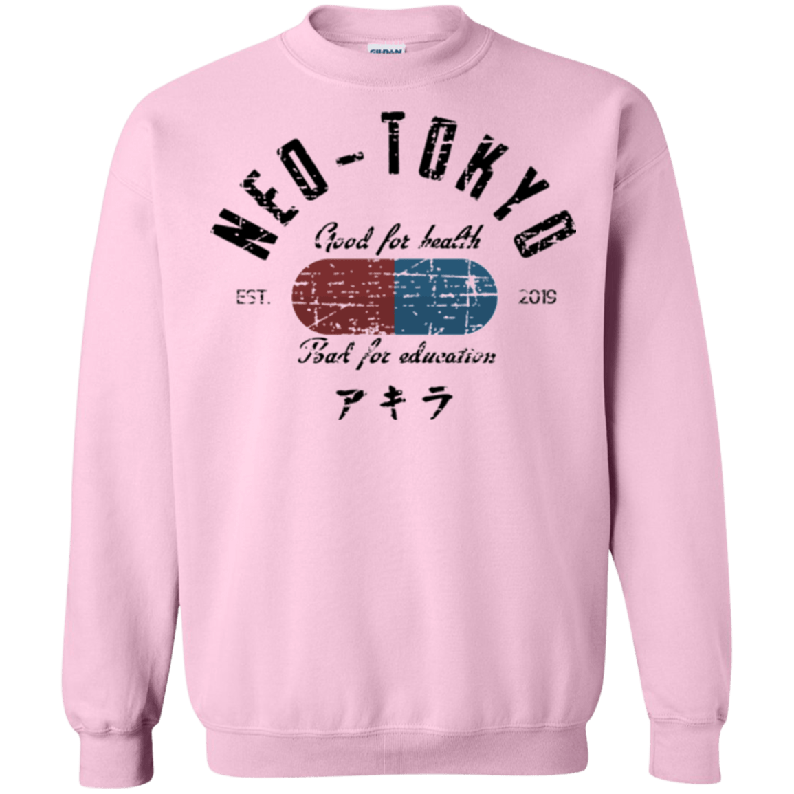 Sweatshirts Light Pink / Small Neo Tokyo Crewneck Sweatshirt