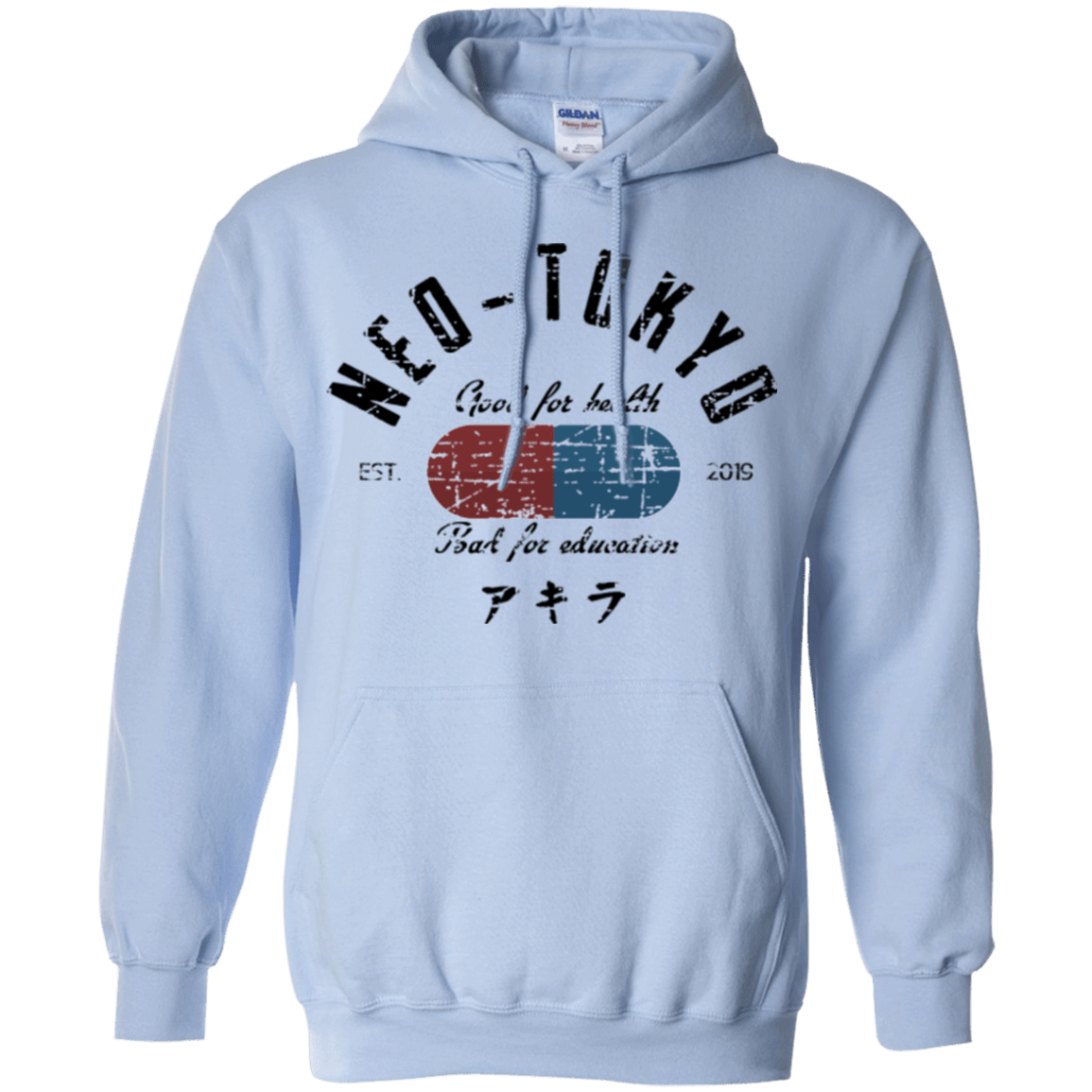 Sweatshirts Light Blue / Small Neo Tokyo Pullover Hoodie