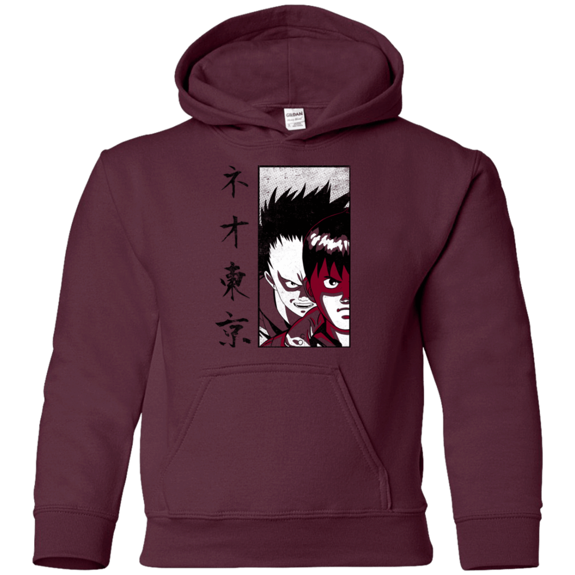 Sweatshirts Maroon / YS Neo Tokyo Youth Hoodie
