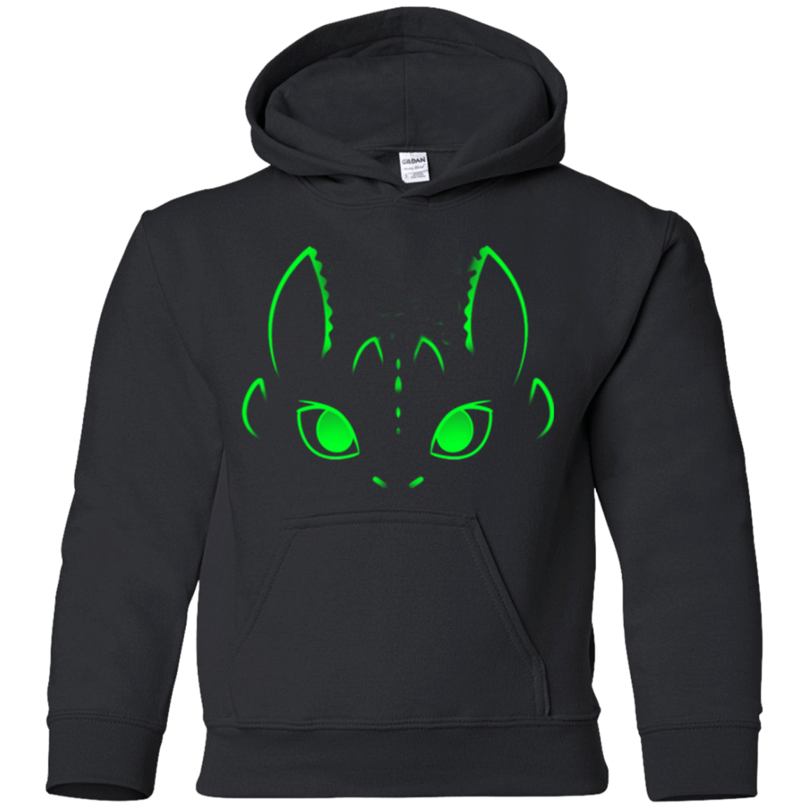 Sweatshirts Black / YS Neon Toothless Youth Hoodie