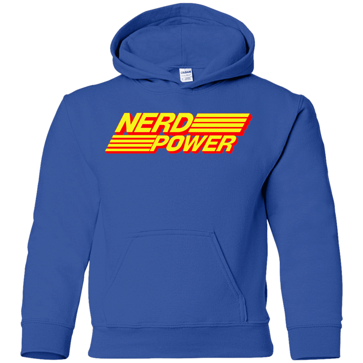 Sweatshirts Royal / YS Nerd Power Youth Hoodie