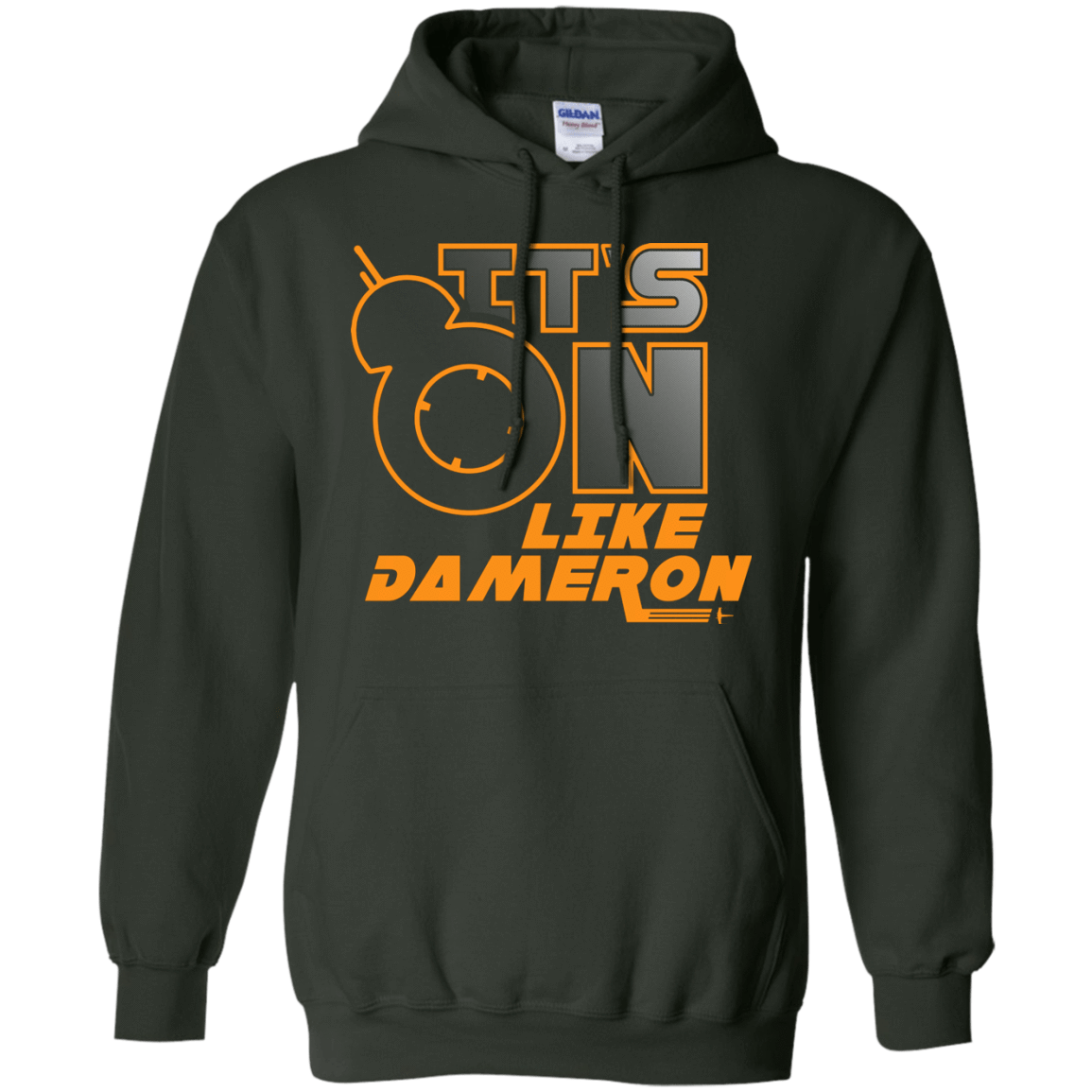 Sweatshirts Forest Green / S NES On Like Dameron Pullover Hoodie
