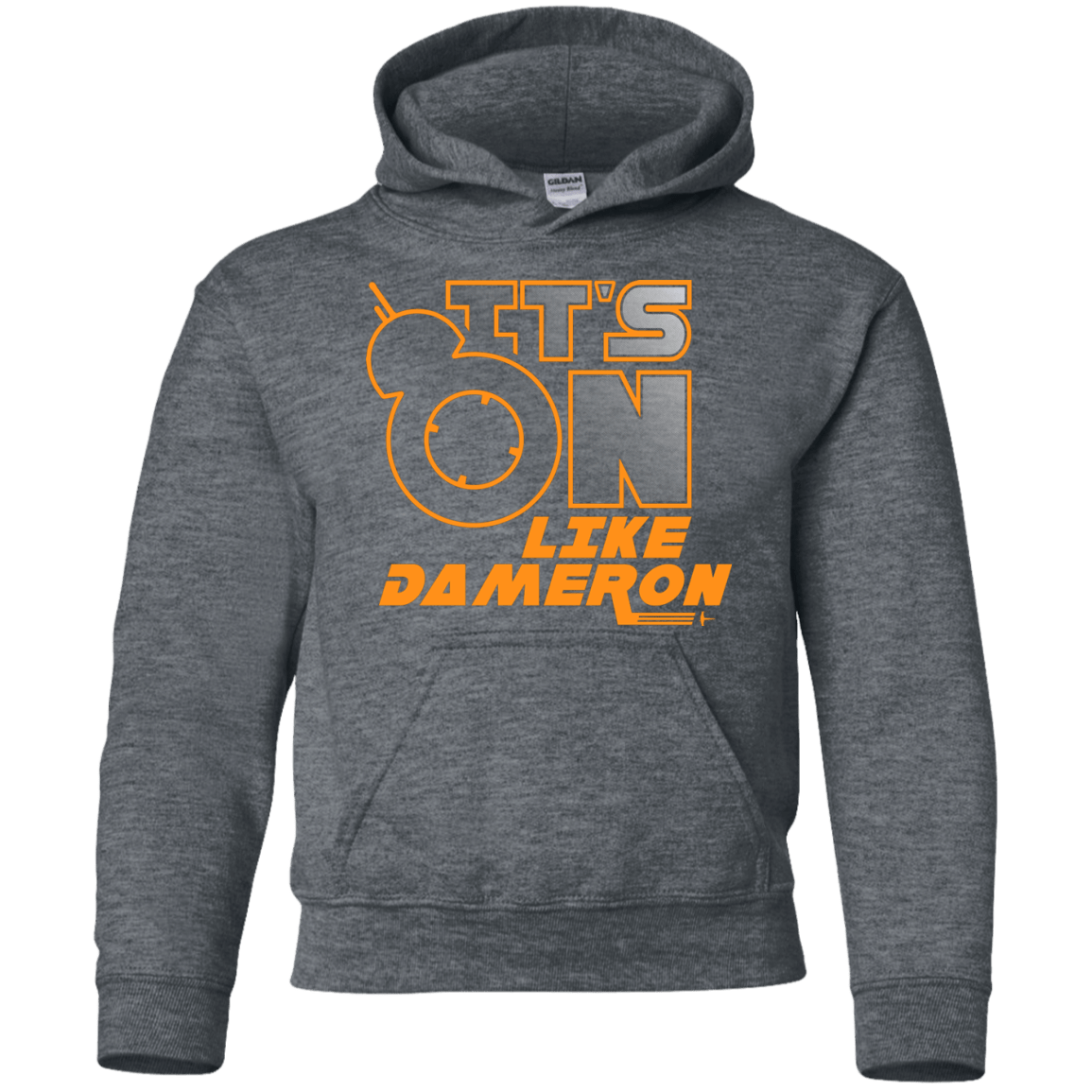 Sweatshirts Dark Heather / YS NES On Like Dameron Youth Hoodie