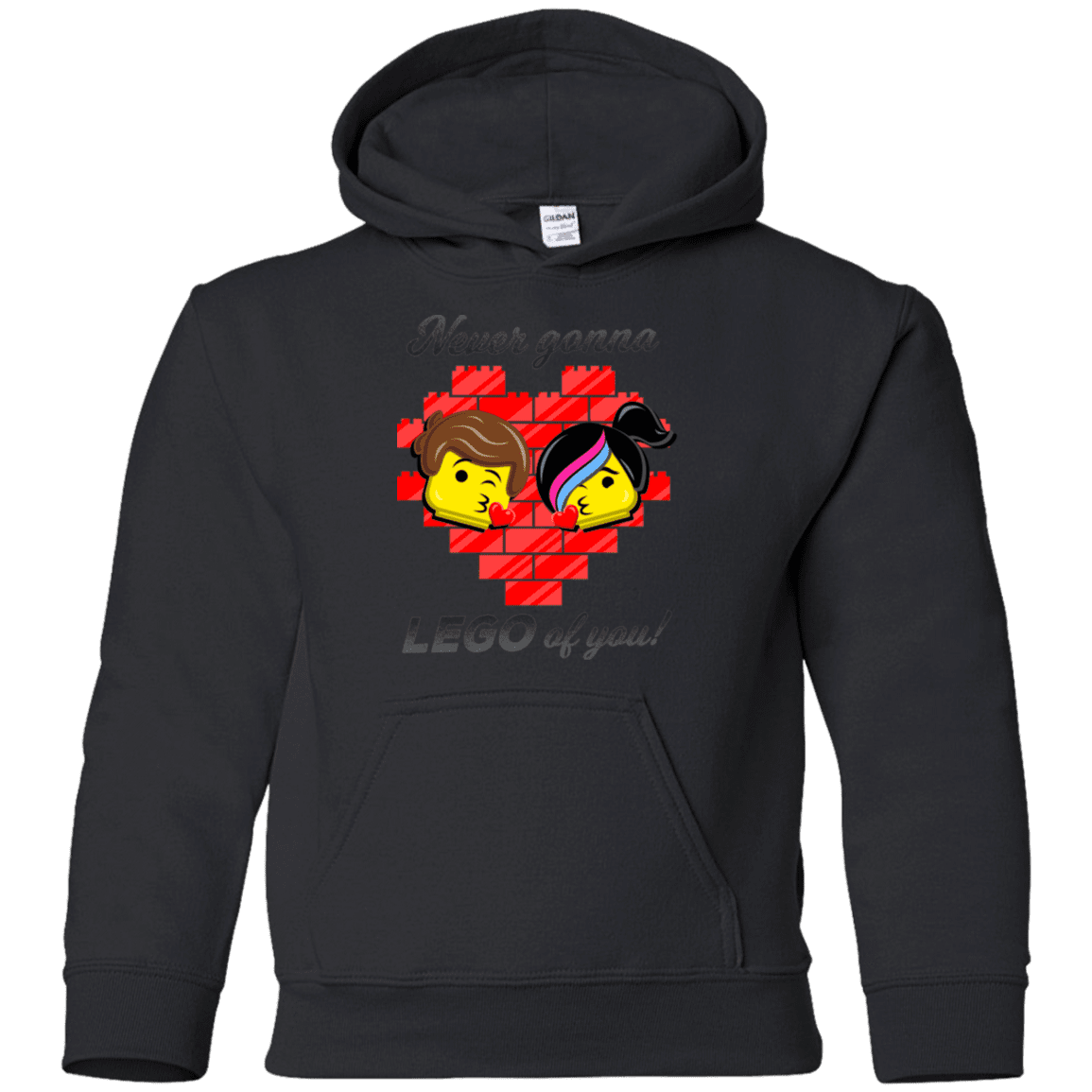 Sweatshirts Black / YS Never LEGO of You Youth Hoodie