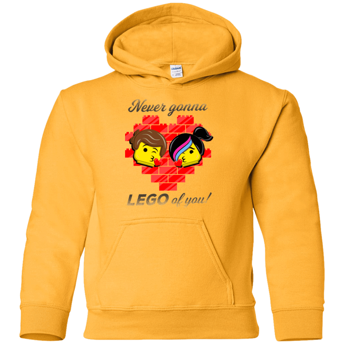 Sweatshirts Gold / YS Never LEGO of You Youth Hoodie