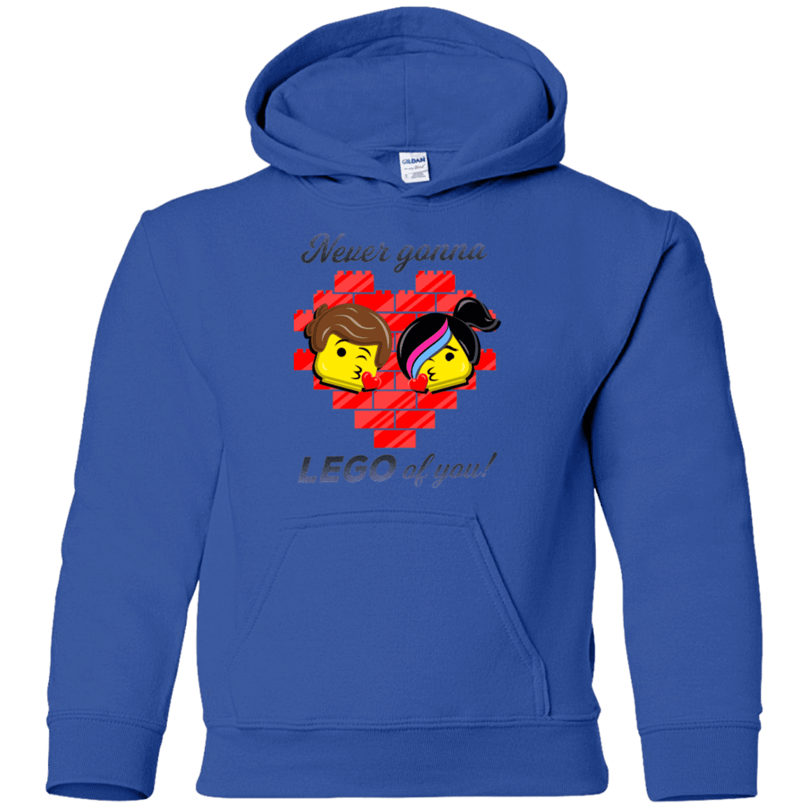 Sweatshirts Royal / YS Never LEGO of You Youth Hoodie