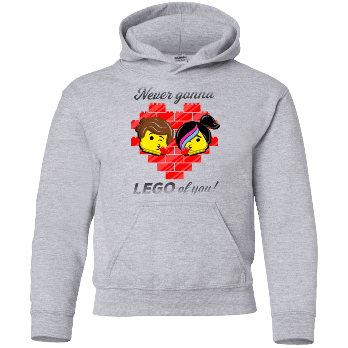 Sweatshirts Sport Grey / YS Never LEGO of You Youth Hoodie