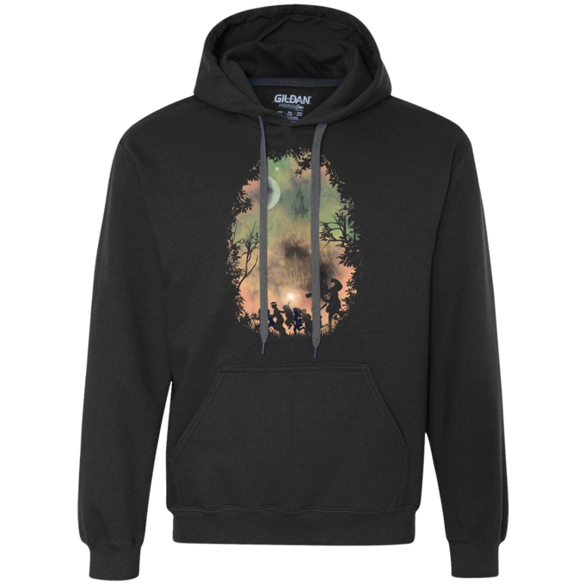 Sweatshirts Black / Small never say die! Premium Fleece Hoodie