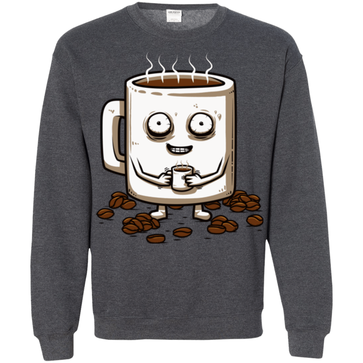 Sweatshirts Dark Heather / Small Never tired Crewneck Sweatshirt