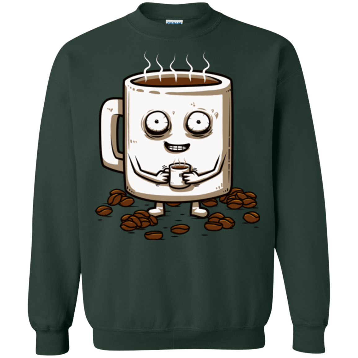 Sweatshirts Forest Green / Small Never tired Crewneck Sweatshirt