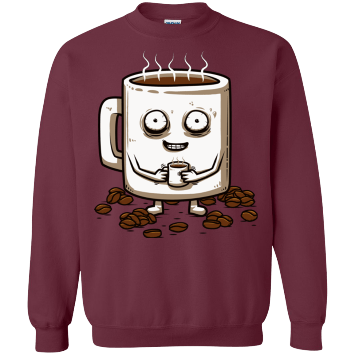 Sweatshirts Maroon / Small Never tired Crewneck Sweatshirt