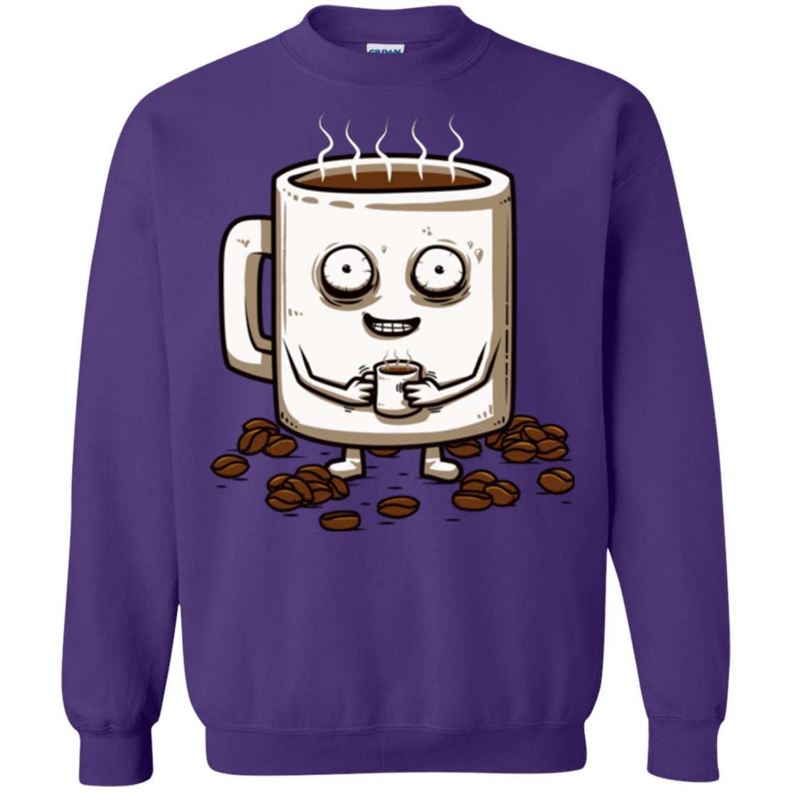 Sweatshirts Purple / Small Never tired Crewneck Sweatshirt