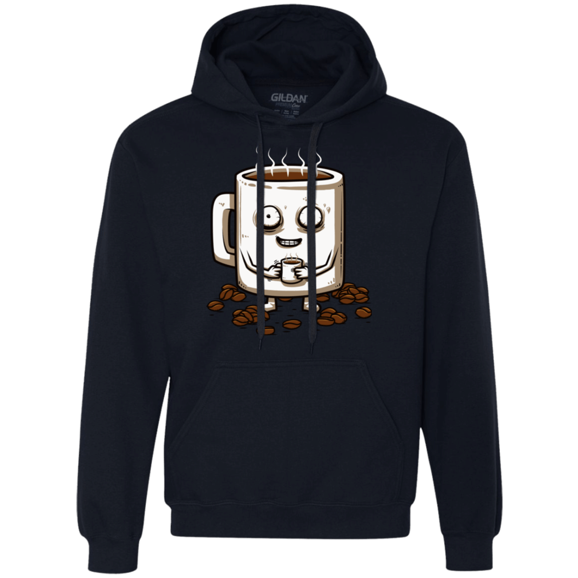 Sweatshirts Navy / Small Never tired Premium Fleece Hoodie