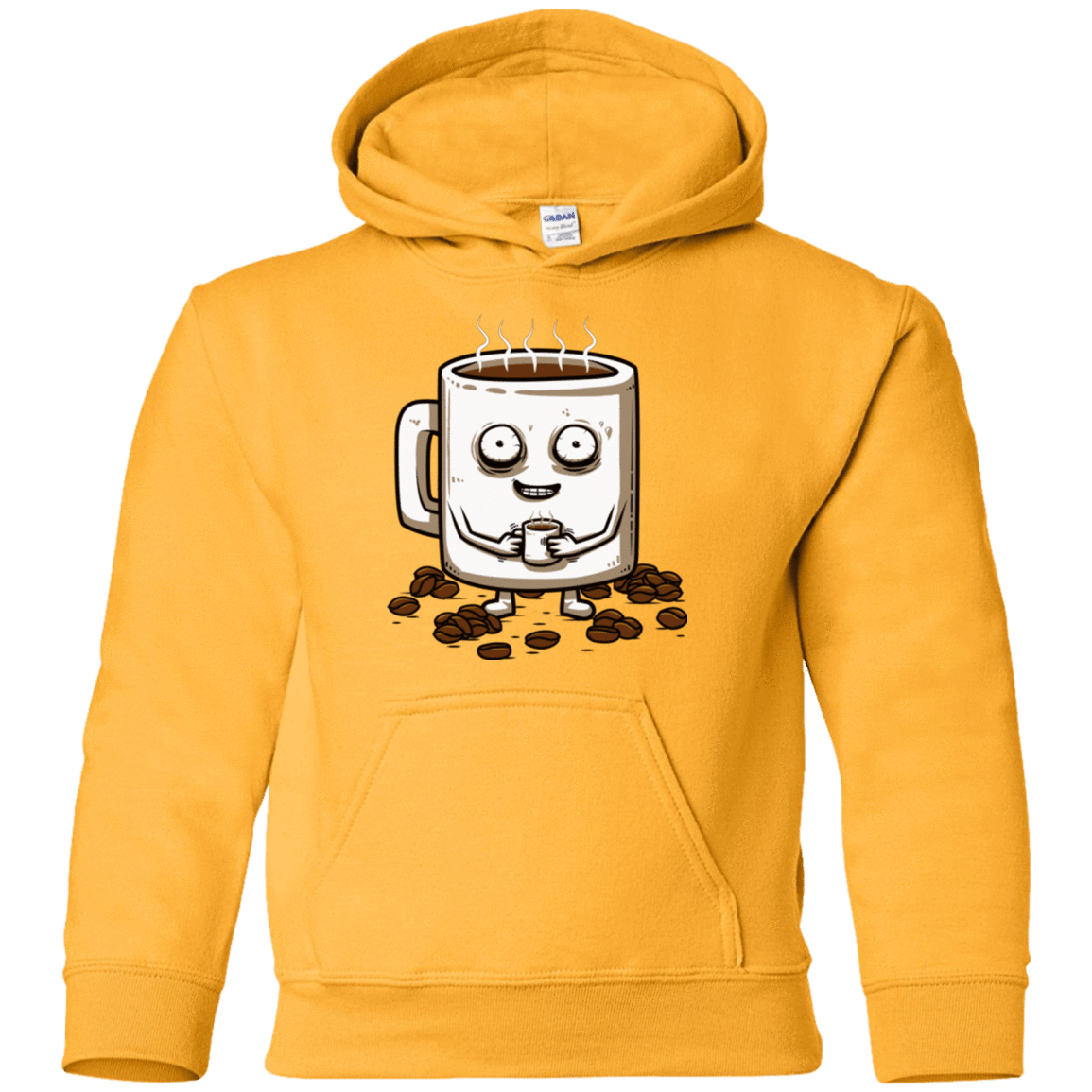 Sweatshirts Gold / YS Never tired Youth Hoodie