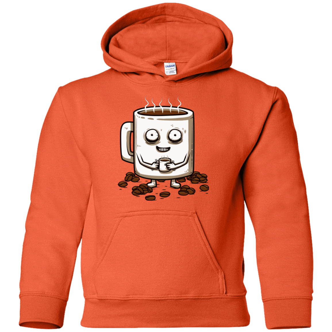 Sweatshirts Orange / YS Never tired Youth Hoodie