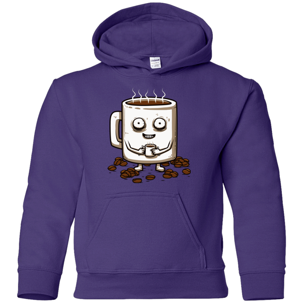 Sweatshirts Purple / YS Never tired Youth Hoodie