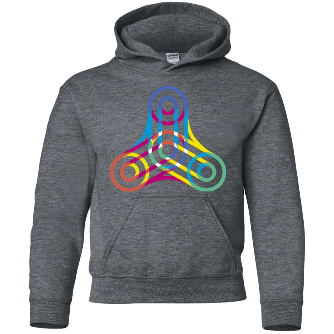 Sweatshirts Dark Heather / YS Never Win Youth Hoodie