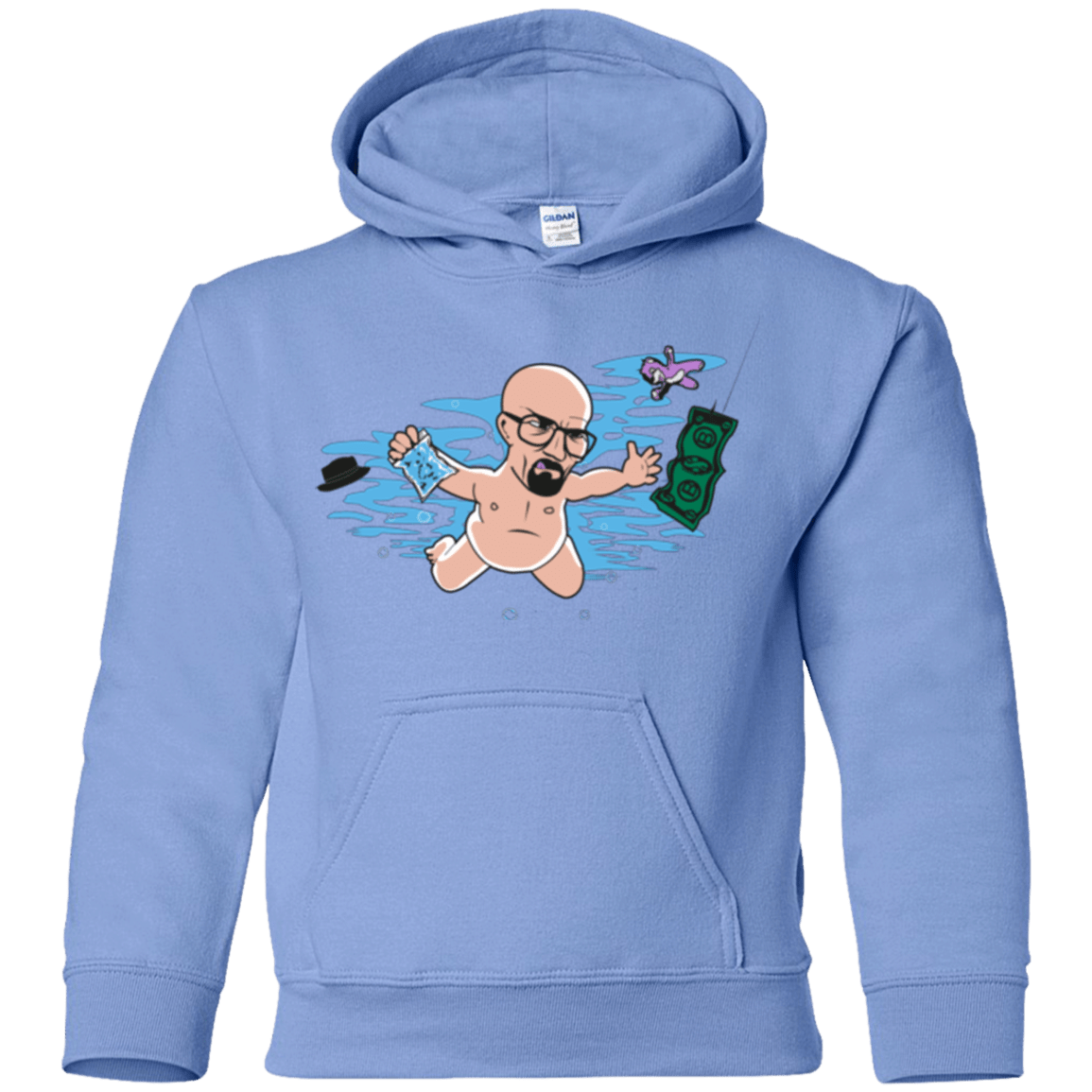 Sweatshirts Carolina Blue / YS NeverBad Youth Hoodie