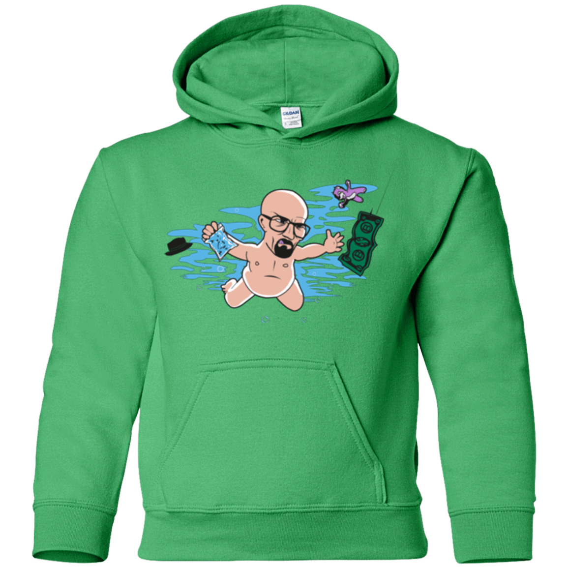 Sweatshirts Irish Green / YS NeverBad Youth Hoodie