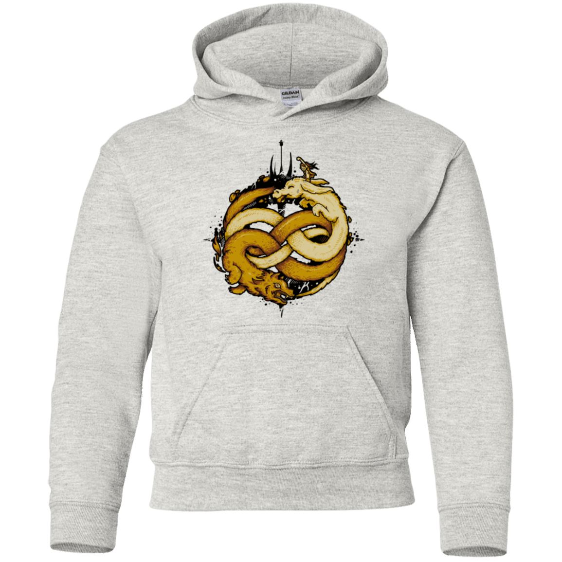 Sweatshirts Ash / YS NEVERENDING FIGHT Youth Hoodie